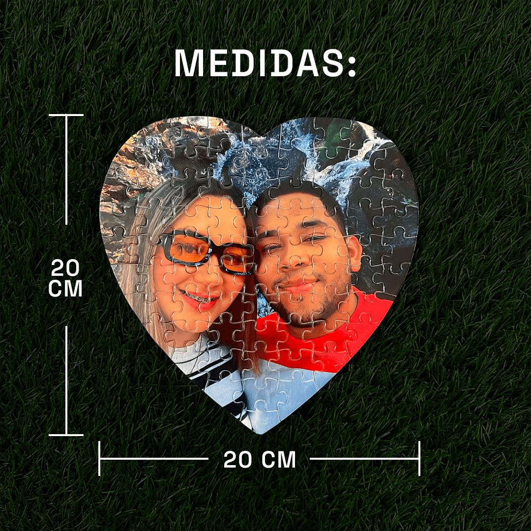Rompecabezas Personalizado CORAZON 75 Piezas