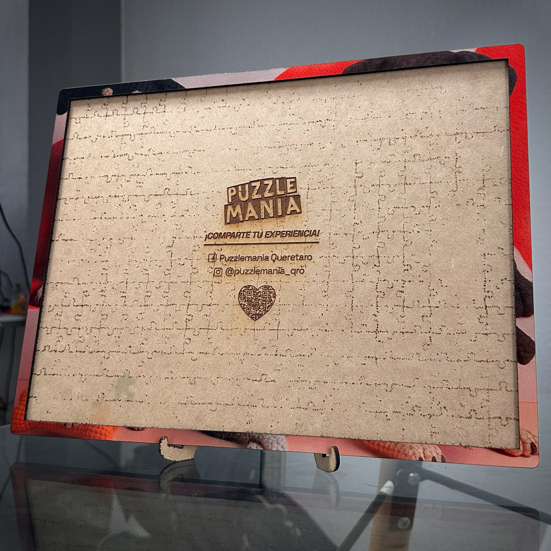 Rompecabezas Personalizado de Madera Artesanal de 500 Piezas