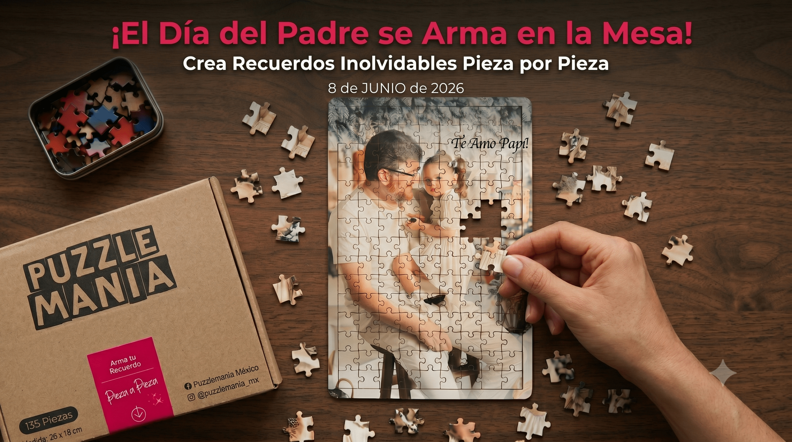 El Día del Padre se Vive en la Mesa: Convierte tu Regalo en una Experiencia Inolvidable - Puzzlemania México