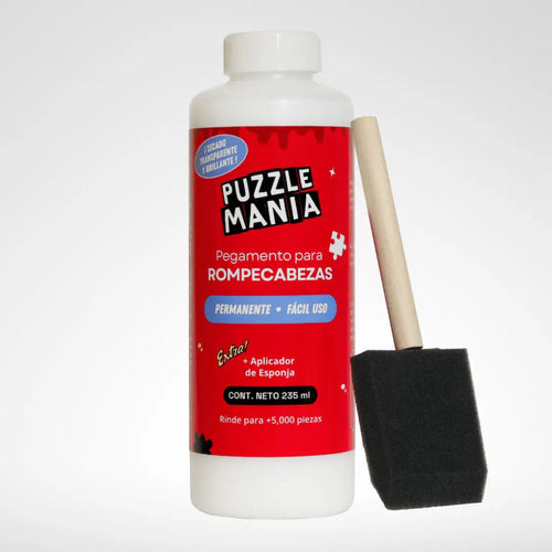 Pegamento Fijador de Rompecabezas de 235 ml con Aplicador de Esponja - Puzzlemania México