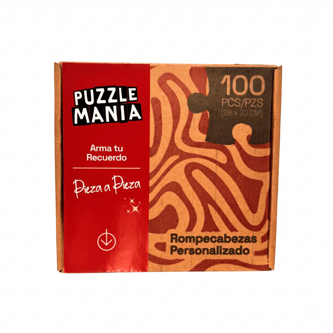 Rompecabezas Personalizado de Cartón de 100 Piezas 20 x 28 cm - Puzzlemania México