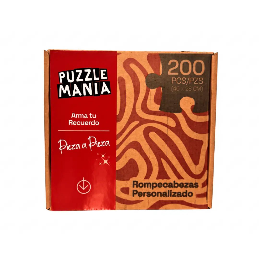 Rompecabezas Personalizado de Cartón de 200 Piezas - 40 x 28 CM - Puzzlemania México