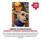 Rompecabezas Personalizado de Cartón de 200 Piezas - 40 x 28 CM - Puzzlemania México