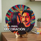 Rompecabezas Personalizado de Madera MDF Circular Espiral 308 Piezas - 39 CM Diámetro - Puzzlemania México