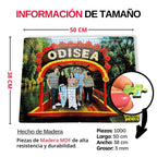 Rompecabezas Personalizado de Madera MDF de 1000 Piezas - 50 x 38 CM - Puzzlemania México