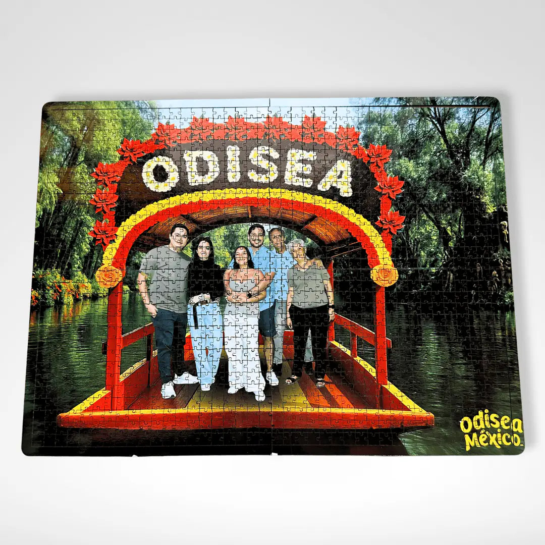 Rompecabezas Personalizado de Madera MDF de 1000 Piezas 50 x 38 cm - Puzzlemania México