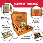 Rompecabezas Personalizado de Madera MDF de 135 Piezas 26 x 18 cm - Puzzlemania México
