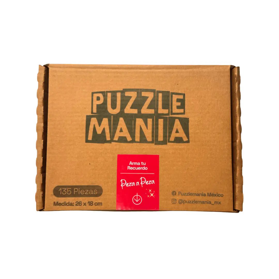Rompecabezas Personalizado de Madera MDF de 135 Piezas - 26 x 18 CM - Puzzlemania México