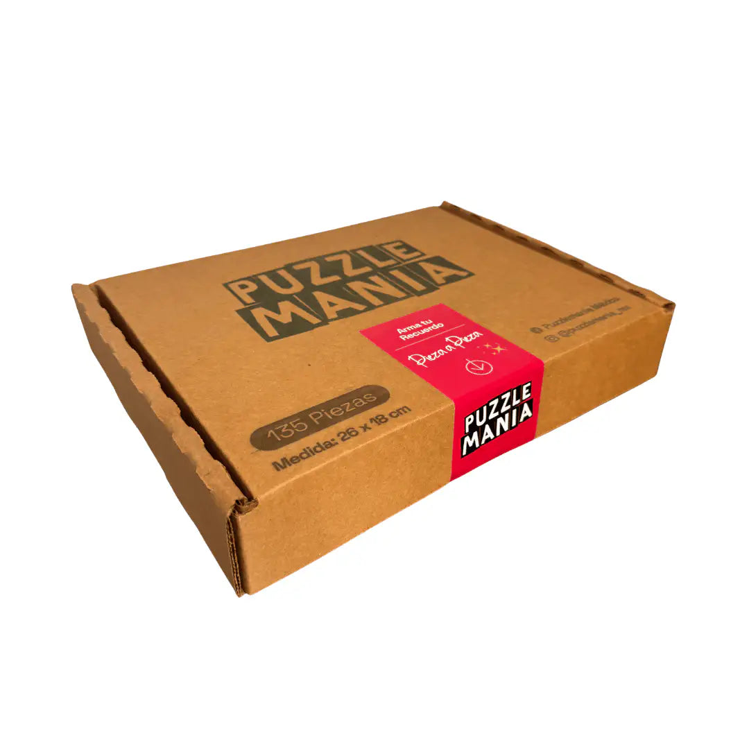 Rompecabezas Personalizado de Madera MDF de 135 Piezas 26 x 18 cm - Puzzlemania México