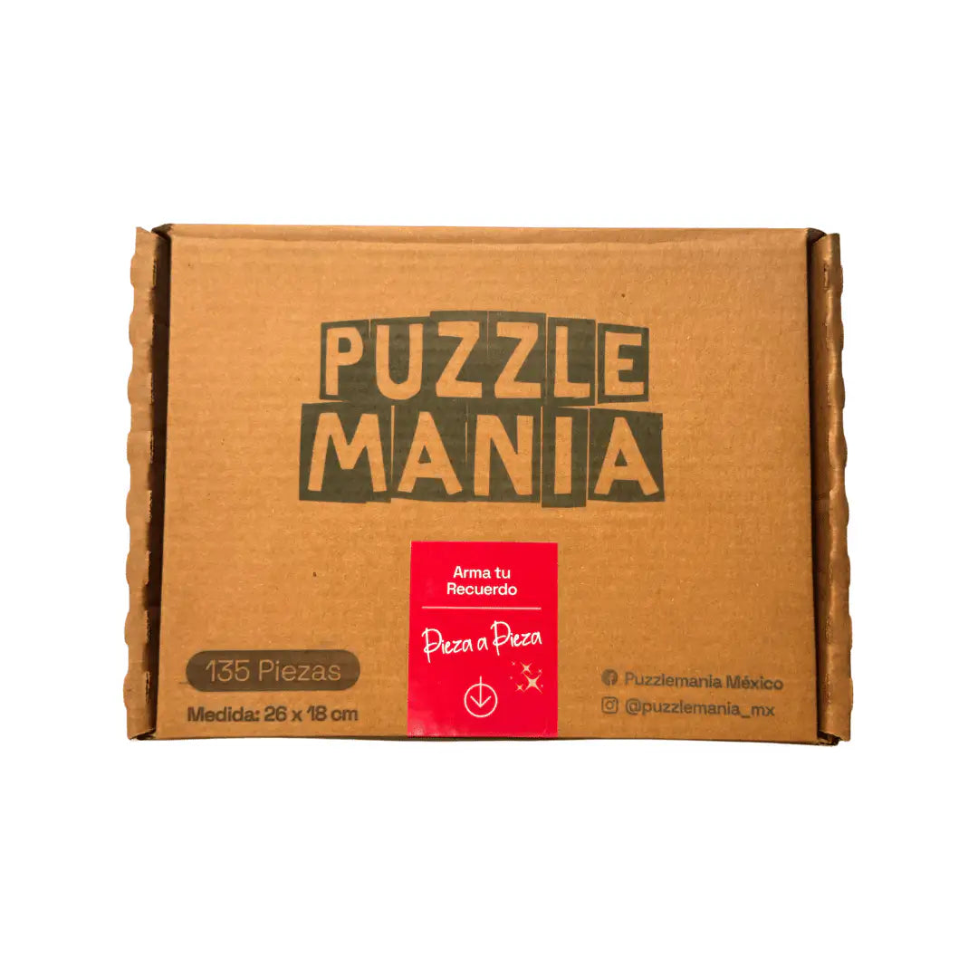 Rompecabezas Personalizado de Madera MDF de 135 Piezas 26 x 18 cm - Puzzlemania México