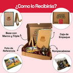 Rompecabezas Personalizado de Madera MDF de 300 Piezas 34 x 26 cm - Puzzlemania México