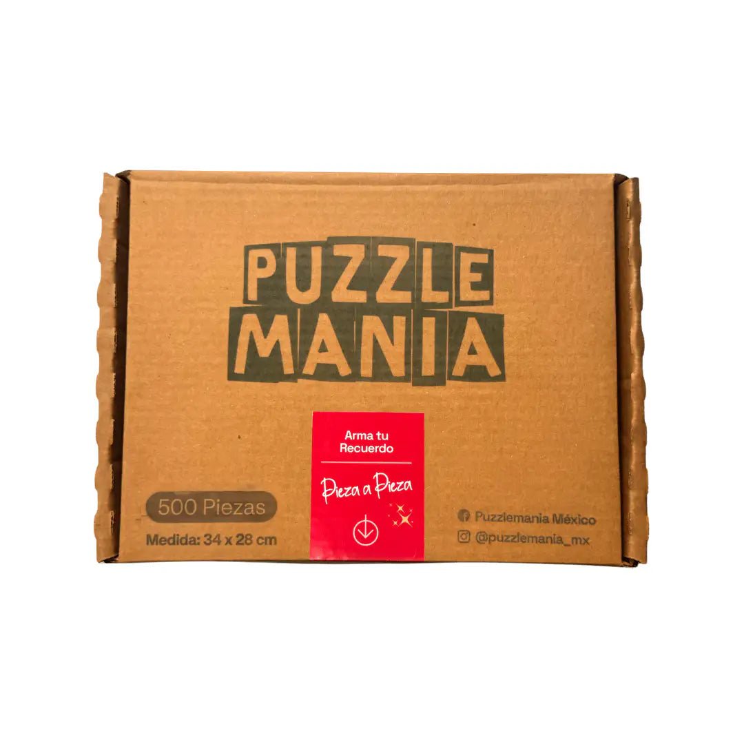 Rompecabezas Personalizado de Madera MDF de 500 Piezas - 34 x 28 CM - Puzzlemania México