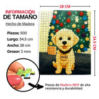 Rompecabezas Personalizado de Madera MDF de 500 Piezas - 34 x 28 CM - Puzzlemania México
