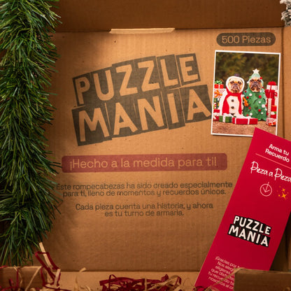 Rompecabezas Personalizado de Madera MDF de 500 Piezas - Puzzlemania México