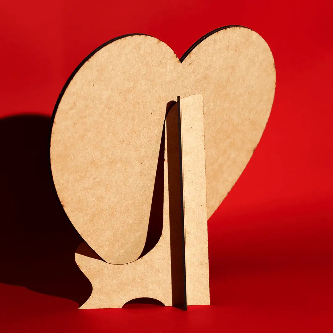 Rompecabezas Personalizado de Madera MDF Forma de Corazón 122 piezas - 31 x 29 CM - Puzzlemania México